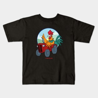 Tractor Critters Rooster Kids T-Shirt